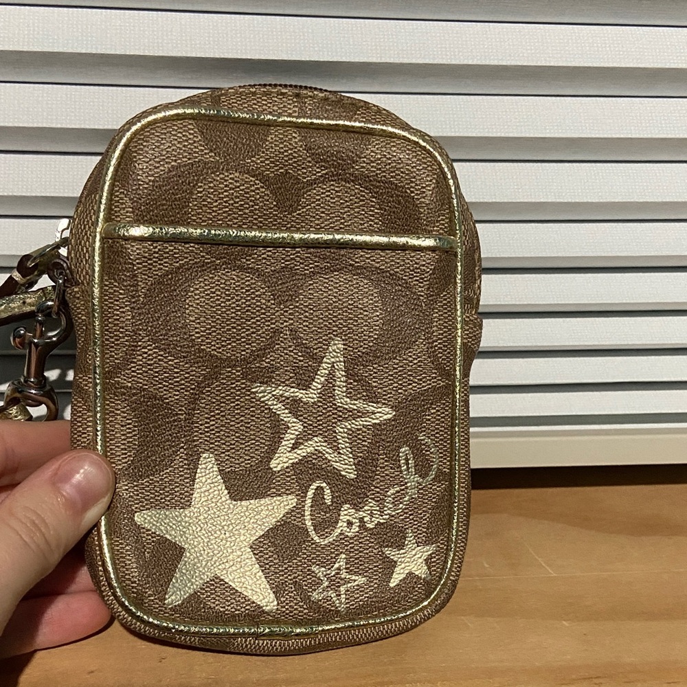 Coach mini coin bag